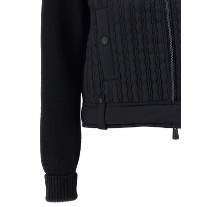 Moncler Grenoble Black Polyamide Cardigan
