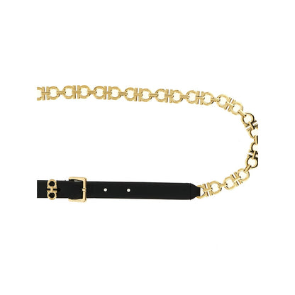 Ferragamo Black Calfskin Belt