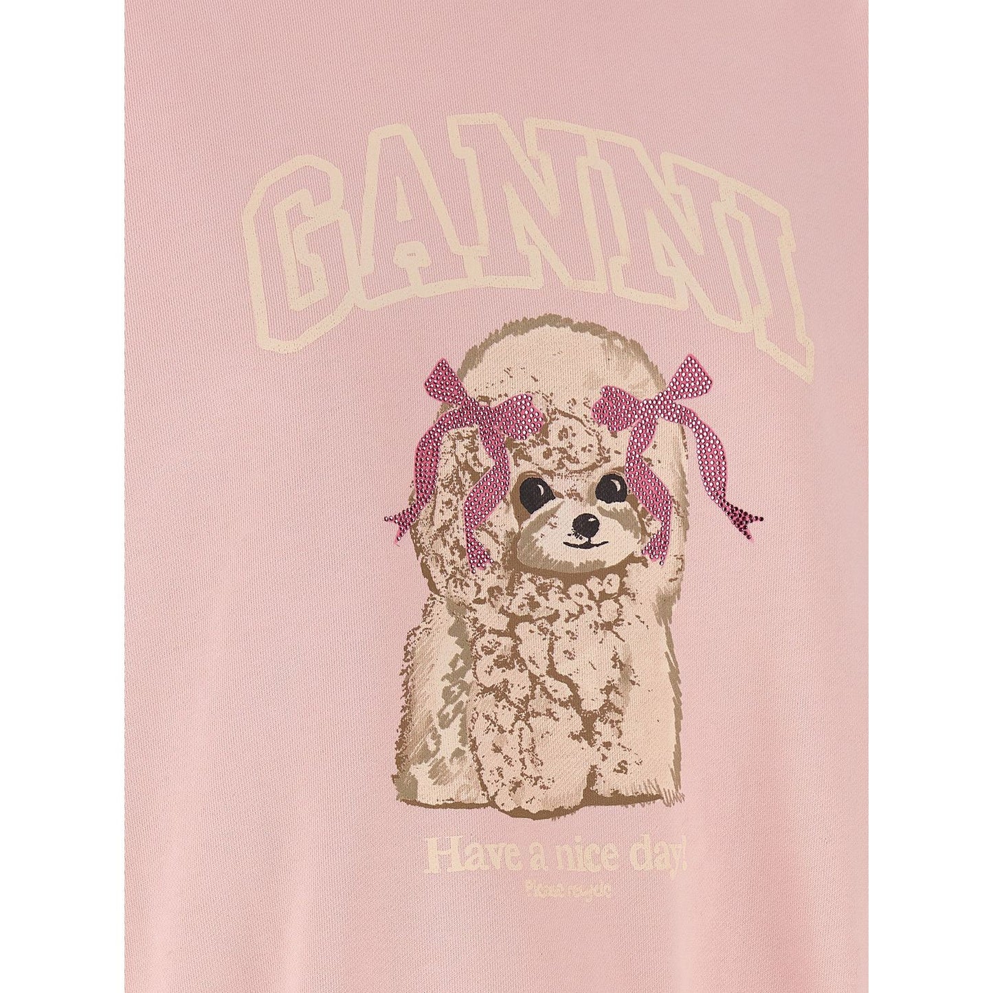 Ganni Multicolor Organic Cotton Sweatshirt