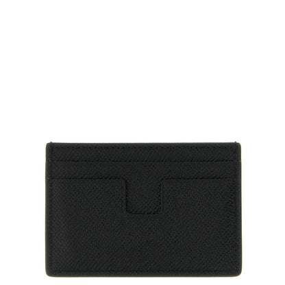 Tom Ford Black Calfskin Cardholder