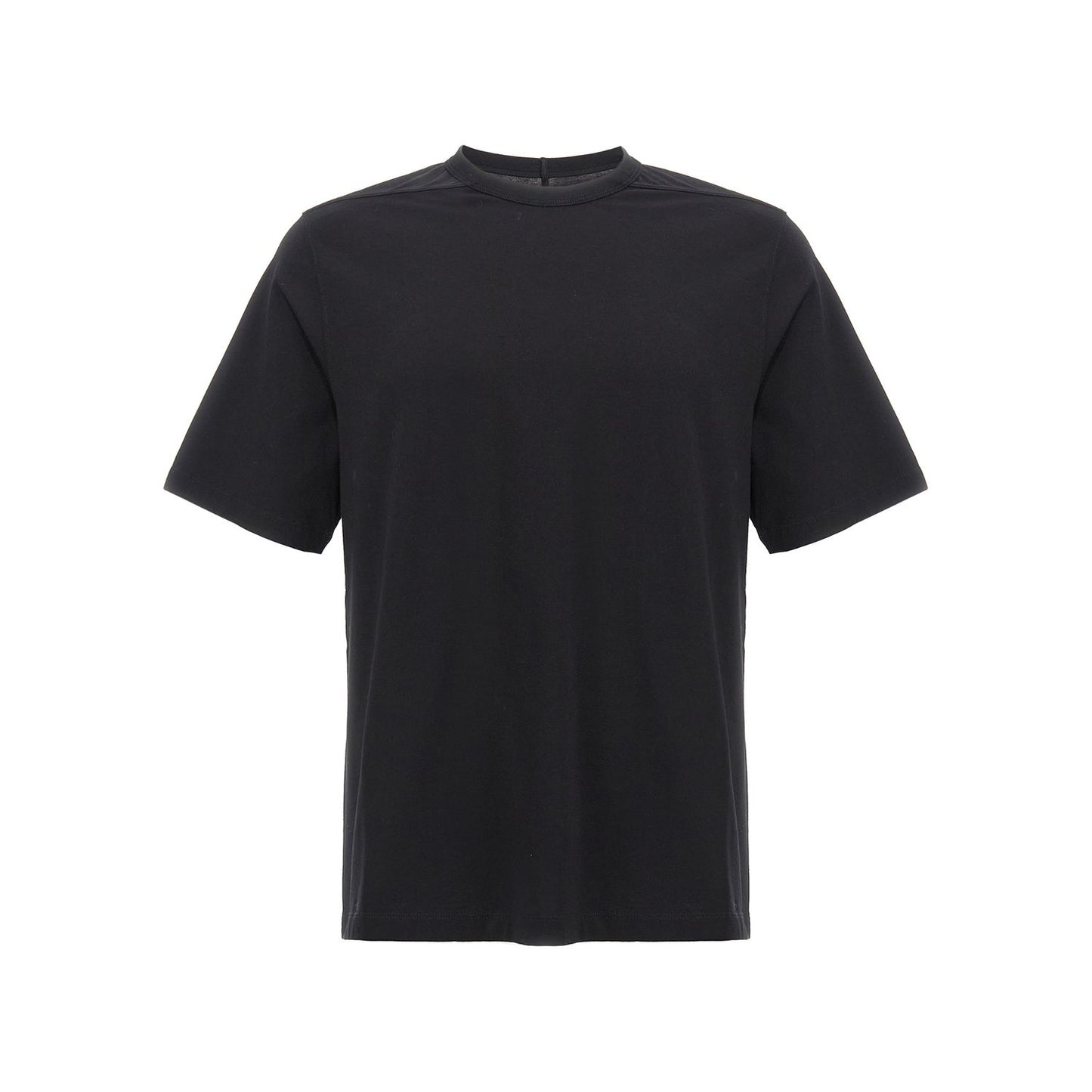 Rick Owens Black Cotton T-Shirt