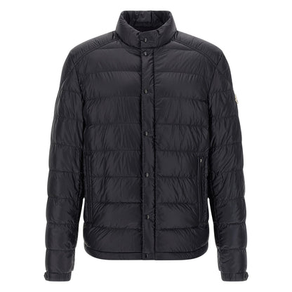 Moncler Blue Polyamide Full-Length Jacket