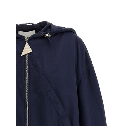 The Attico Blue Polyamide Bomber