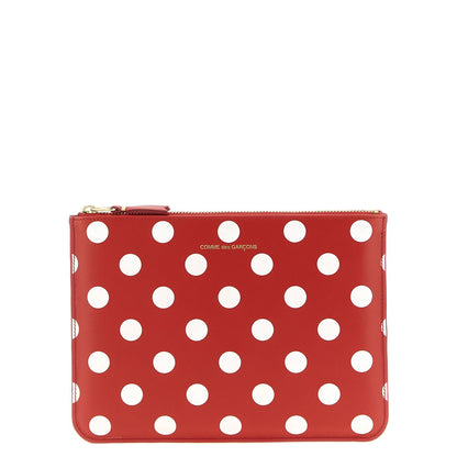 Comme Des Garçons Red Calfskin Wallet