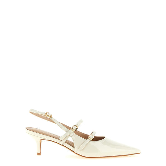Twinset White Polyethylene Mid Heel Pumps