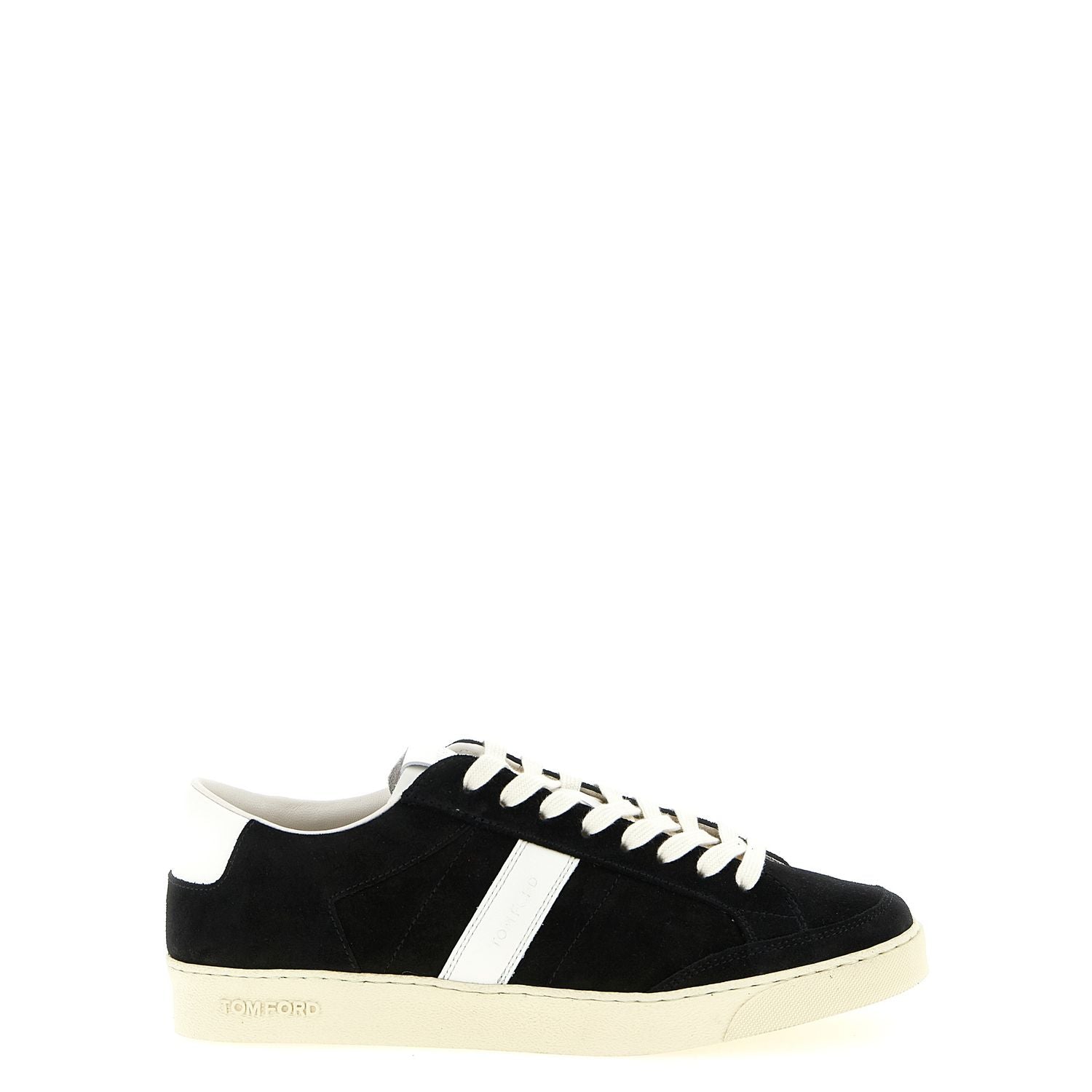 Tom Ford Bicolor Leather Low Top Sneakers
