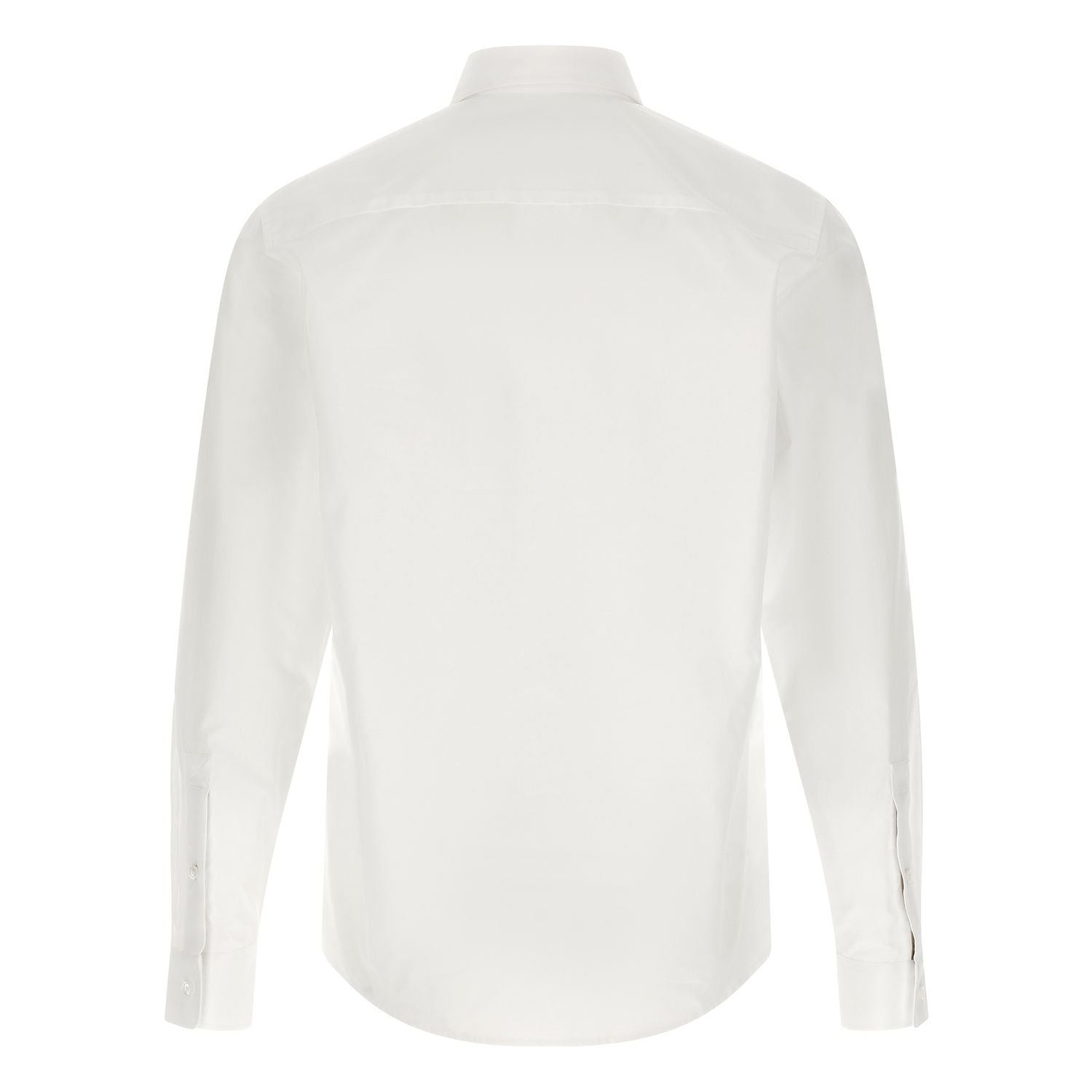 Burberry White Cotton Blouse