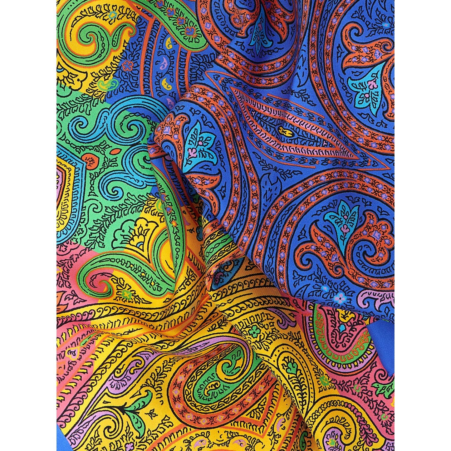 Etro Multicolor Silk Scarf