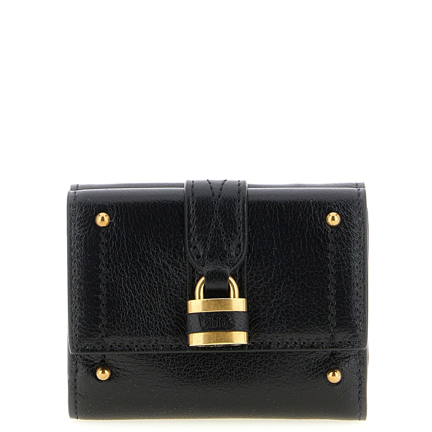 Chloé Black Buffalo Leather Cardholder