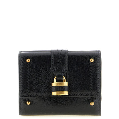 Chloé Black Buffalo Leather Cardholder