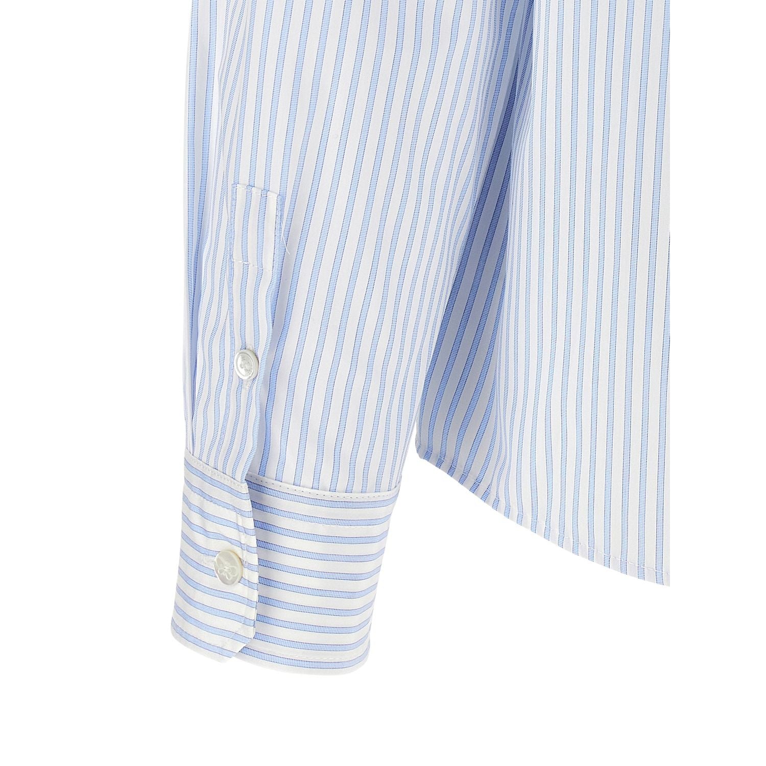 Max Mara Blue Cotton Blouse