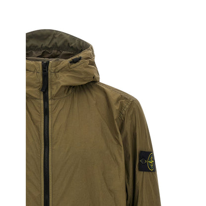 Stone Island Bicolor Polyamide Shell Jacket