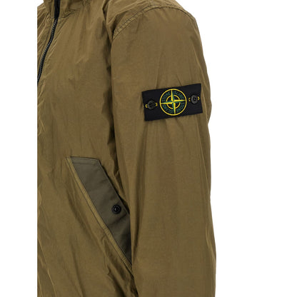 Stone Island Bicolor Polyamide Shell Jacket