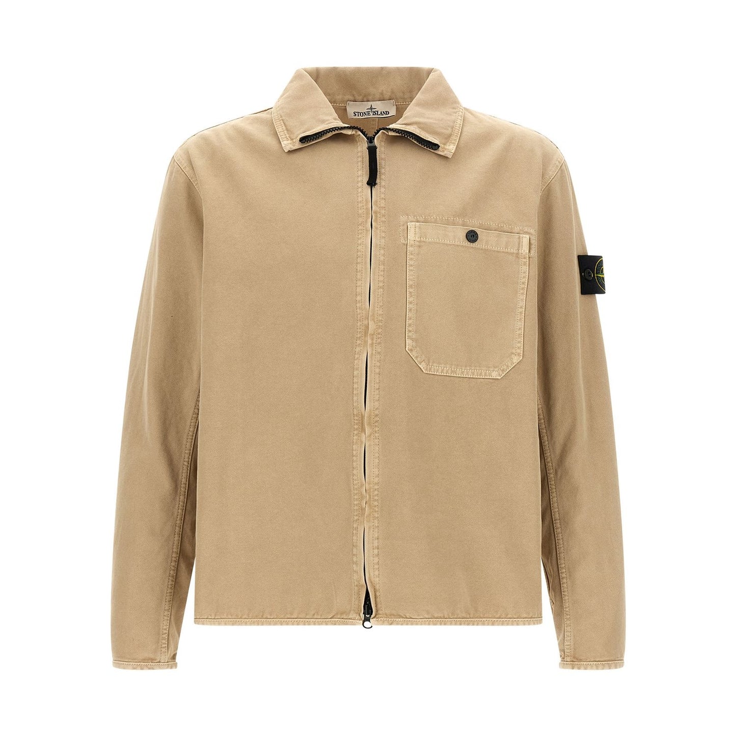 Stone Island Beige Cotton Blouse