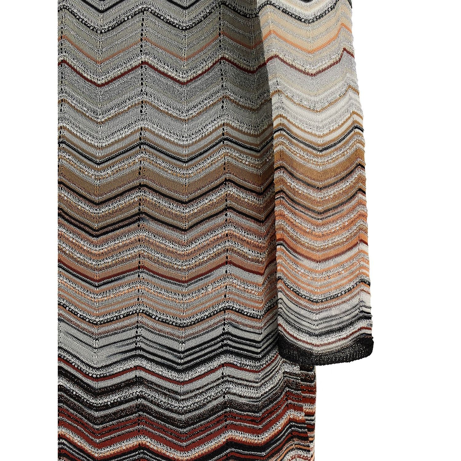 Missoni Brown Viscose Short Dress