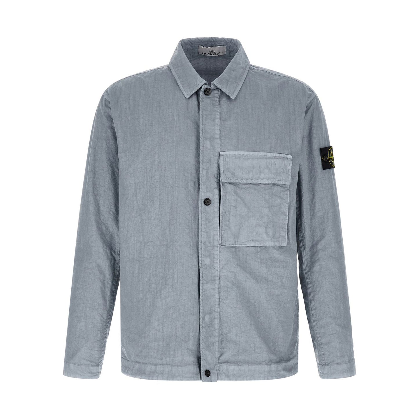 Stone Island Blue Polyamide Blouse