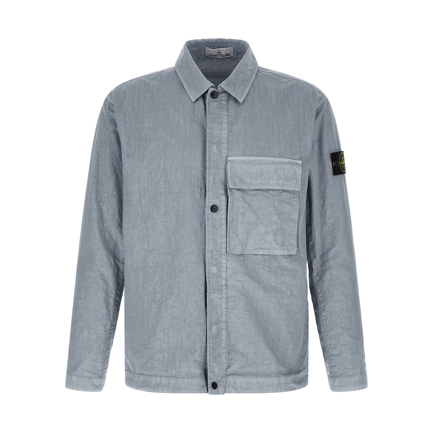 Stone Island Blue Polyamide Blouse