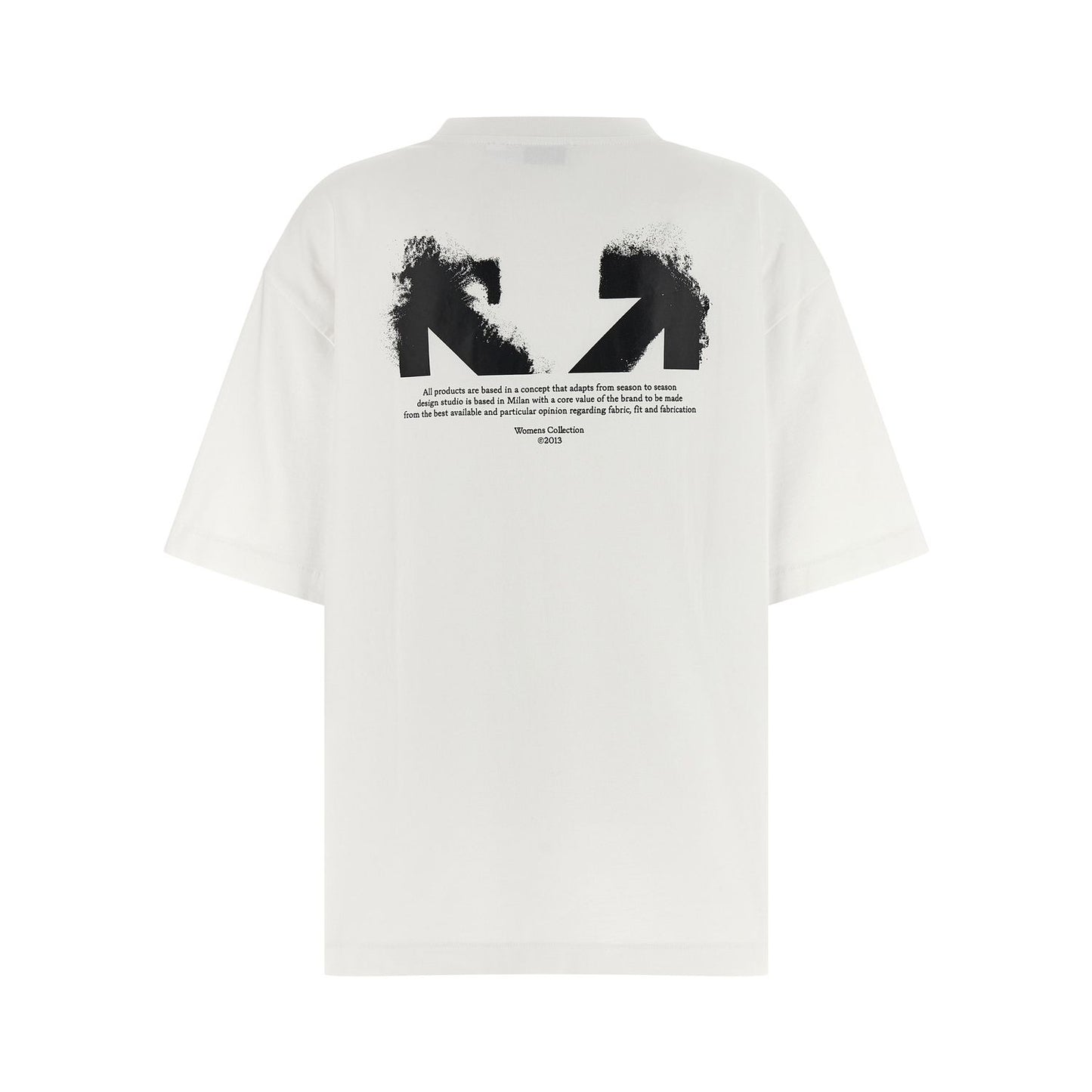 Off-White White Cotton T-Shirt