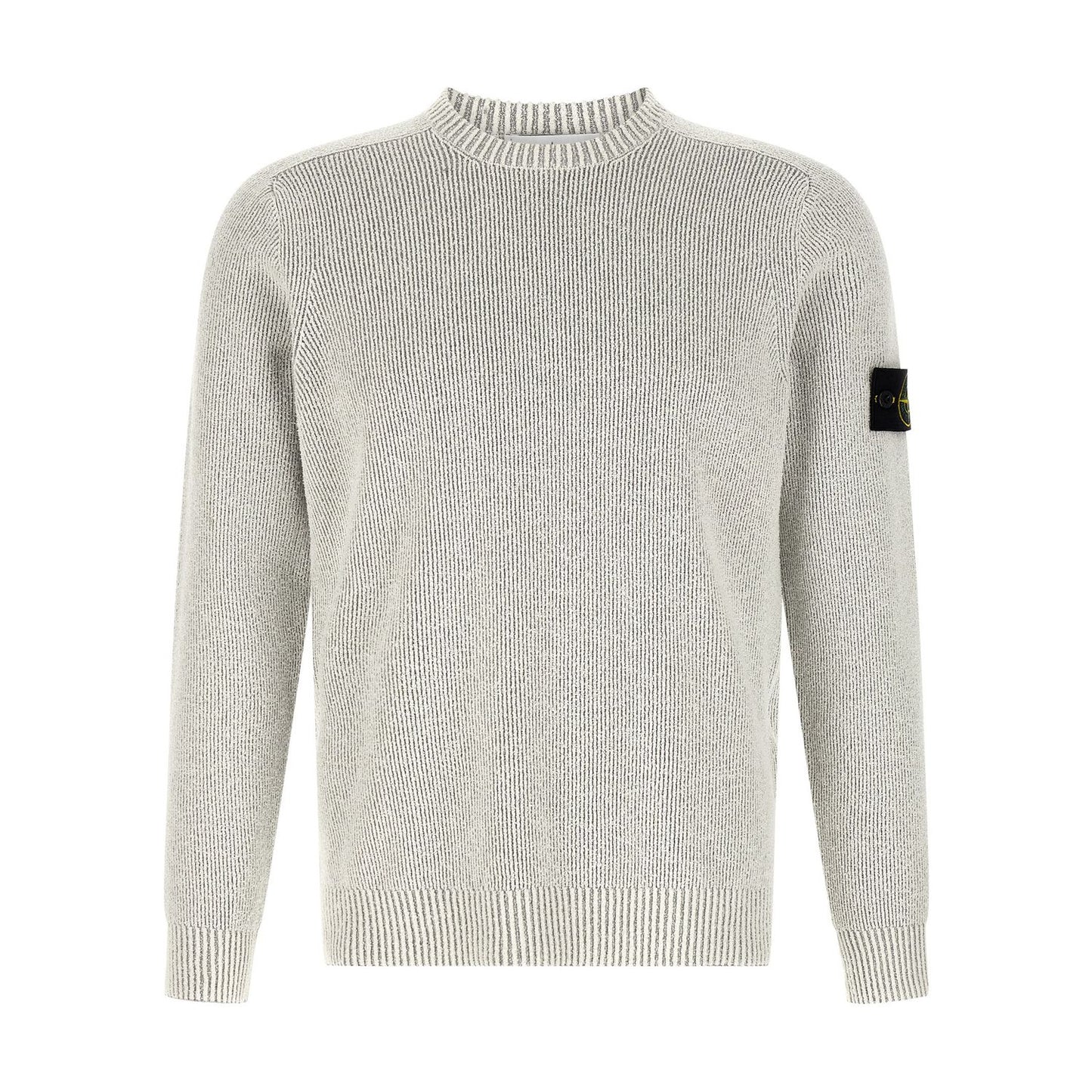 Stone Island Gray Cotton Cardigan