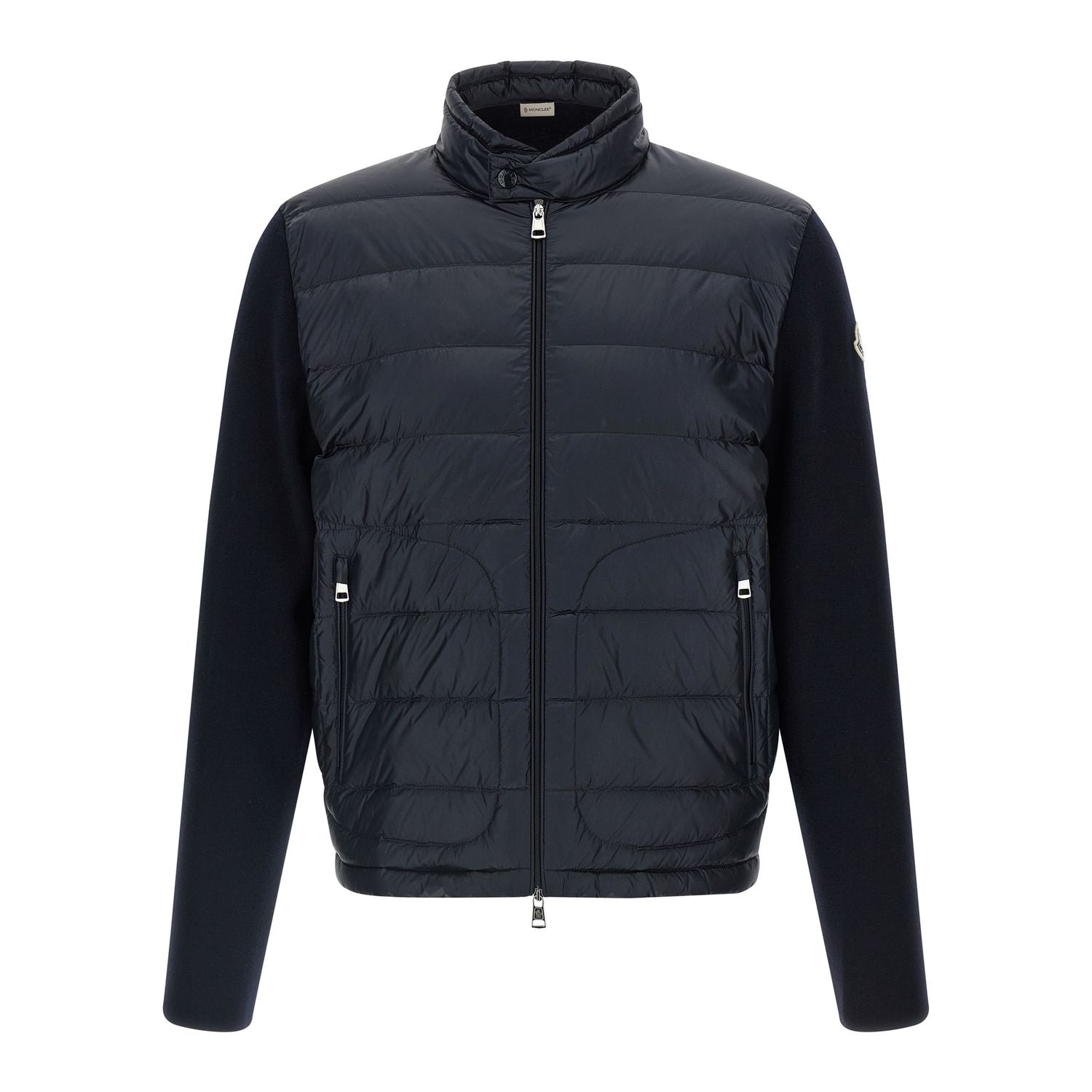 Moncler Blue Polyamide Cardigan