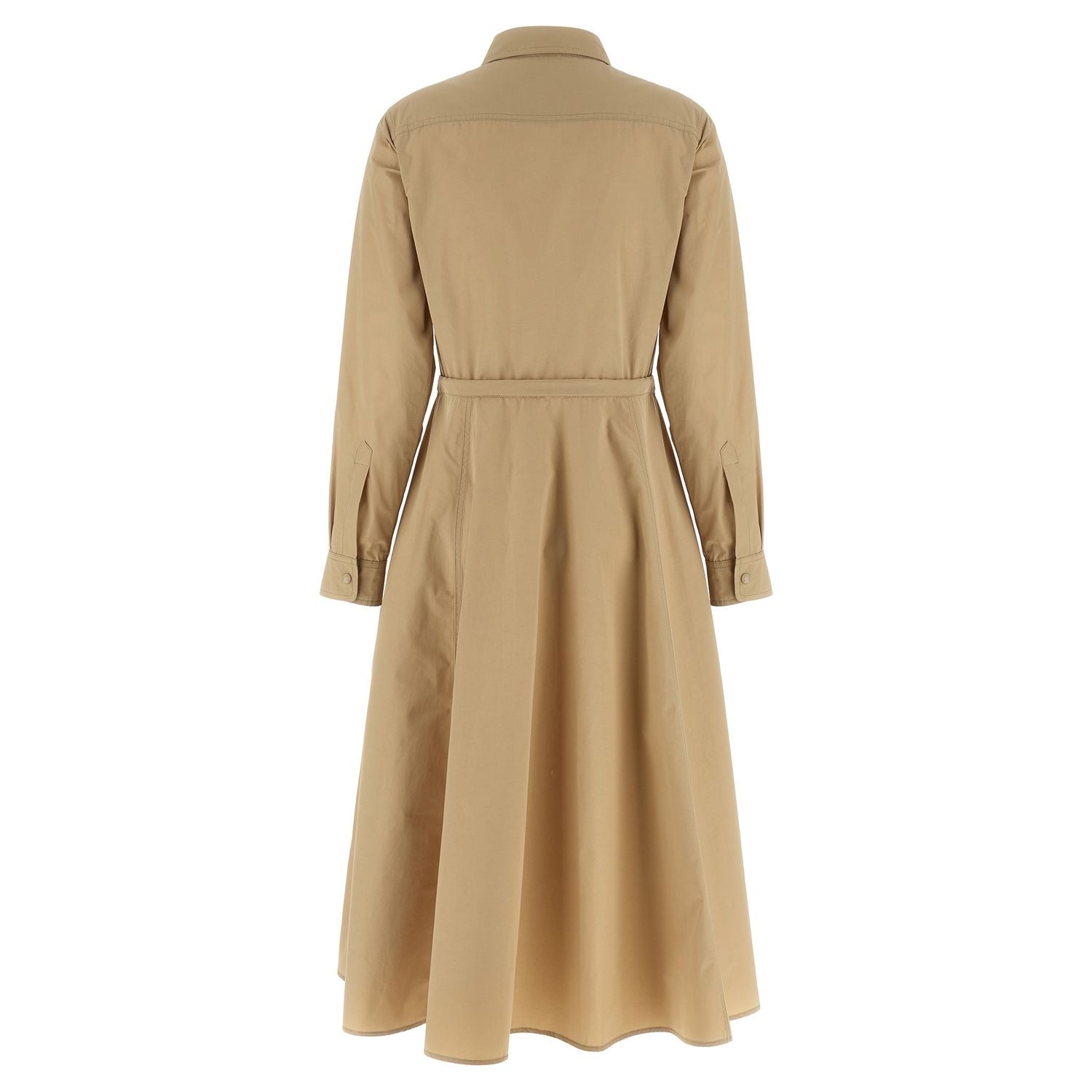 Moncler Beige Polyester Long Dress