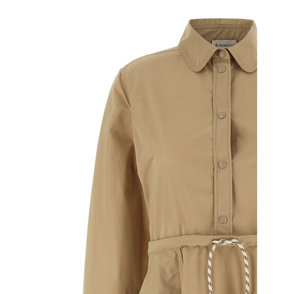 Moncler Beige Polyester Long Dress