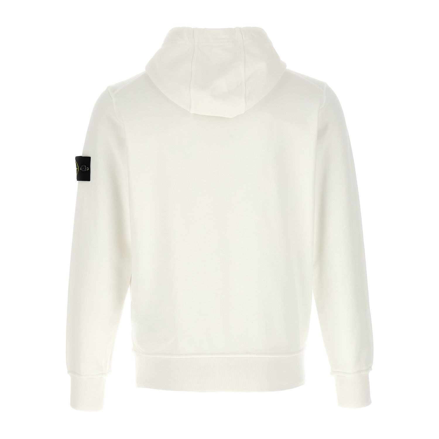 Stone Island White Cotton Sweatshirt