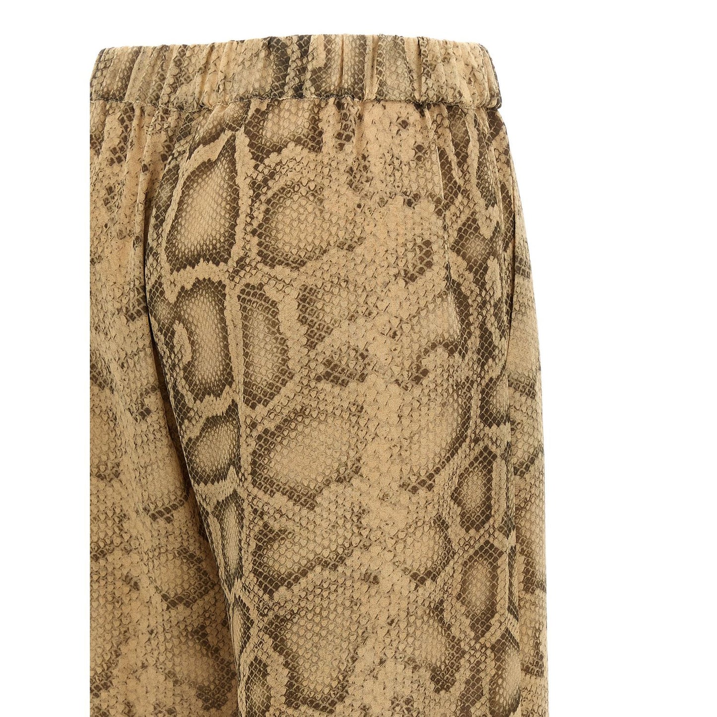 The Andamane Beige Polyester Pants