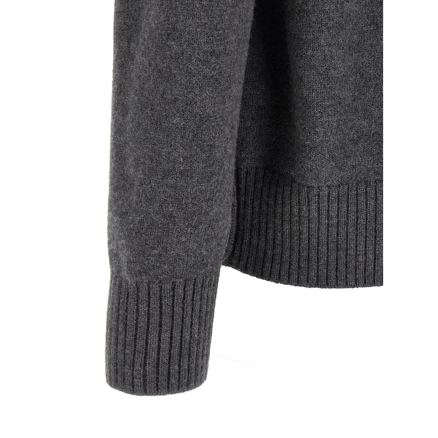 Ami Paris Gray Wool Cardigan