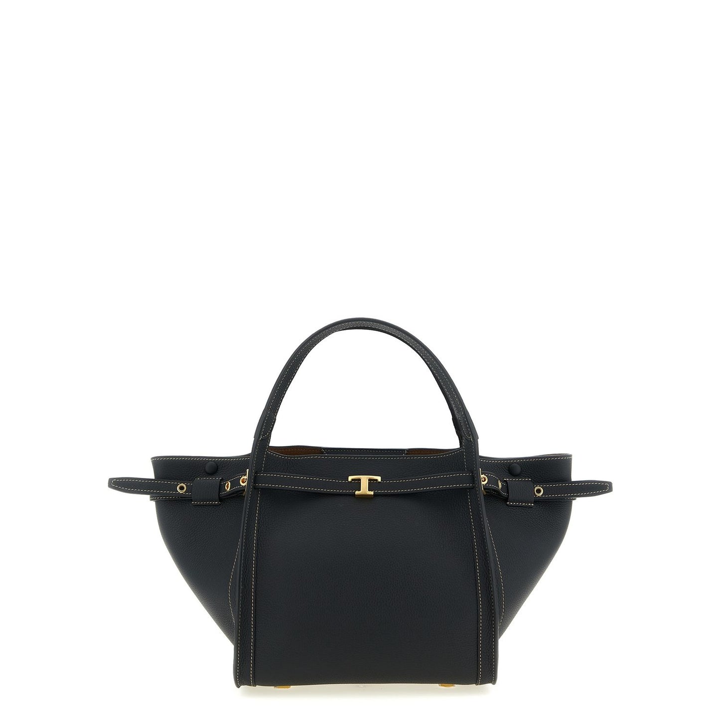 Tod's Black Calfskin Tote Bag