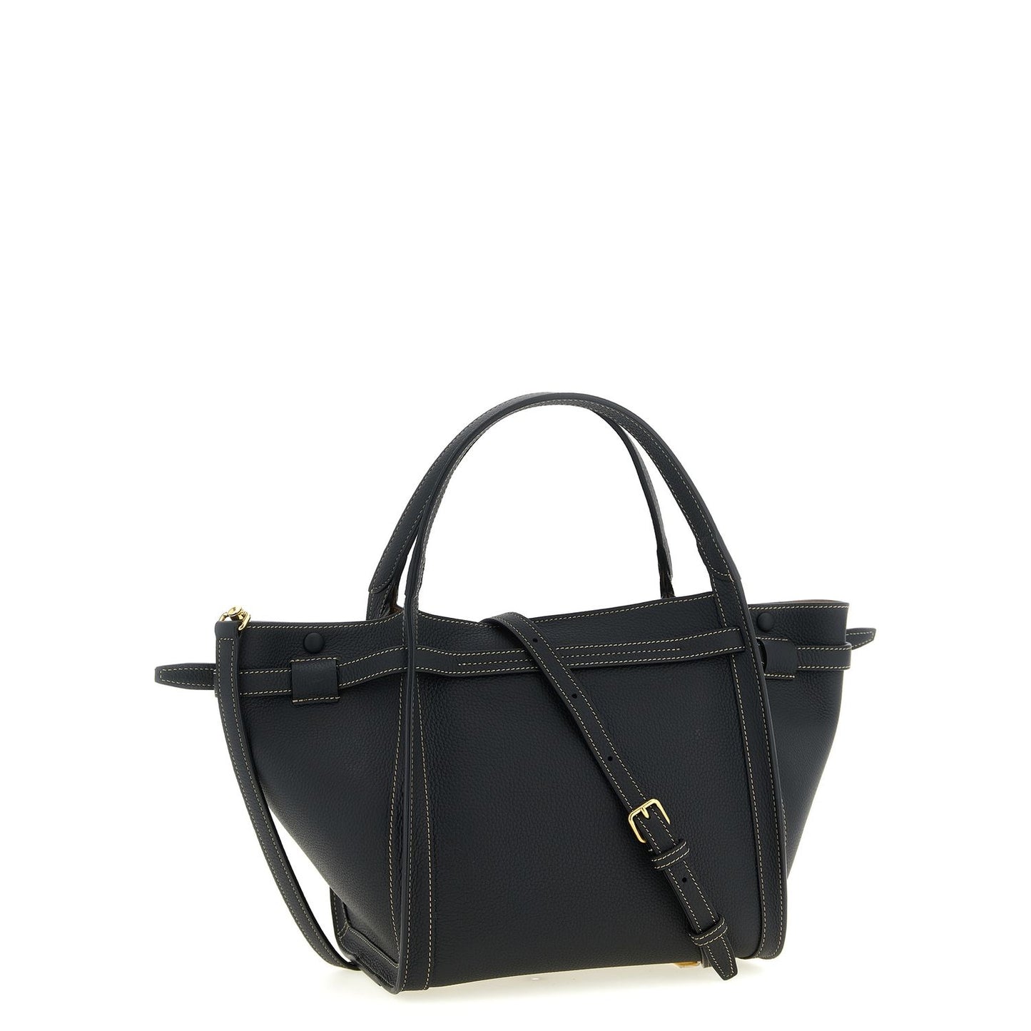 Tod's Black Calfskin Tote Bag