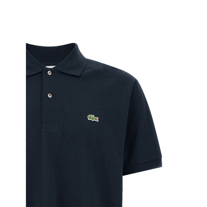 Lacoste Blue Cotton Polo Shirt