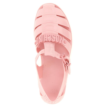 Moschino Multicolor Pvc Flat Sandals