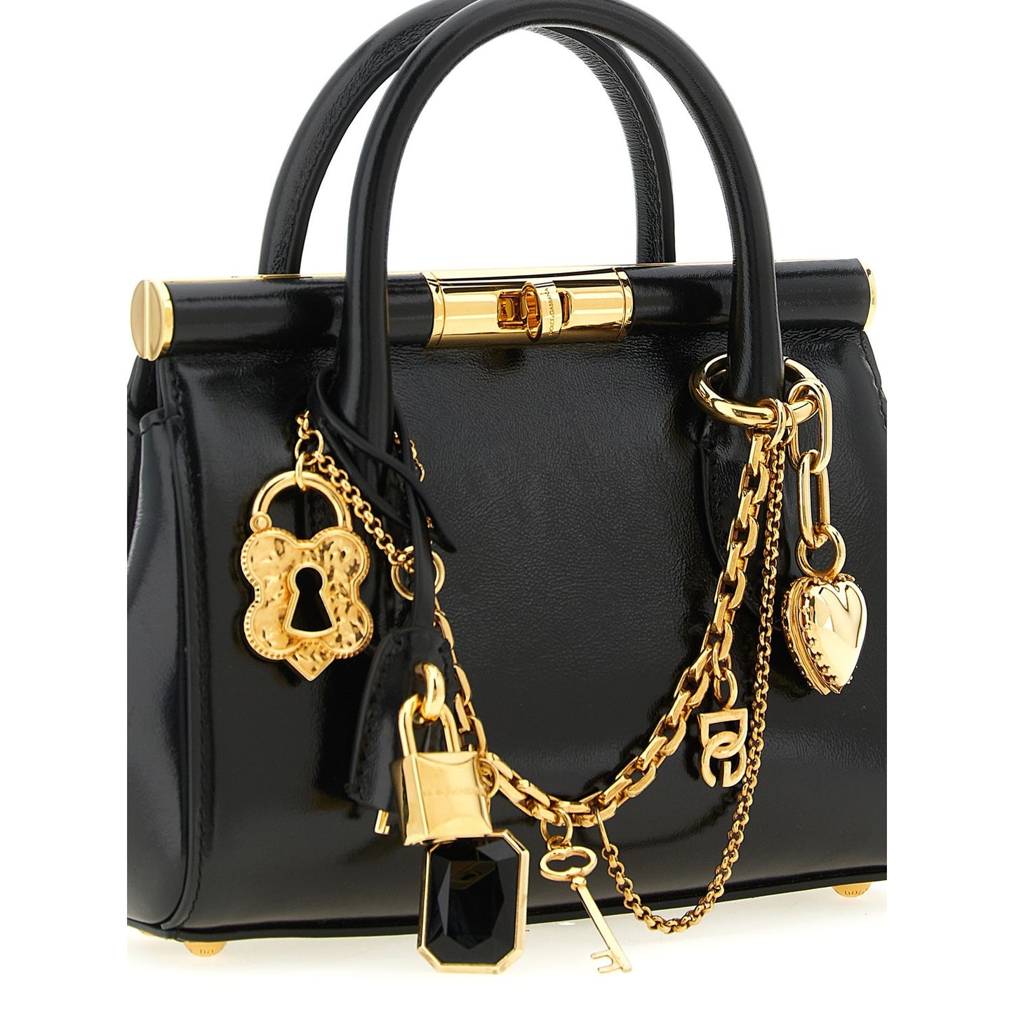 Dolce & Gabbana Black Calfskin Handbag
