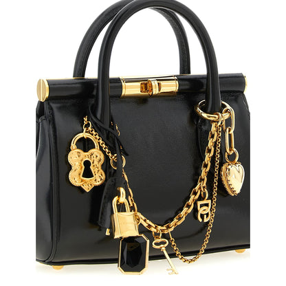 Dolce & Gabbana Black Calfskin Handbag