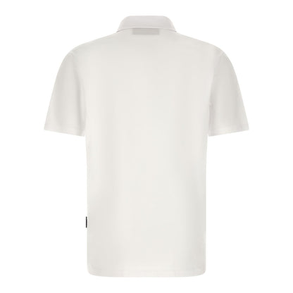 Philipp Plein White Cotton Polo Shirt
