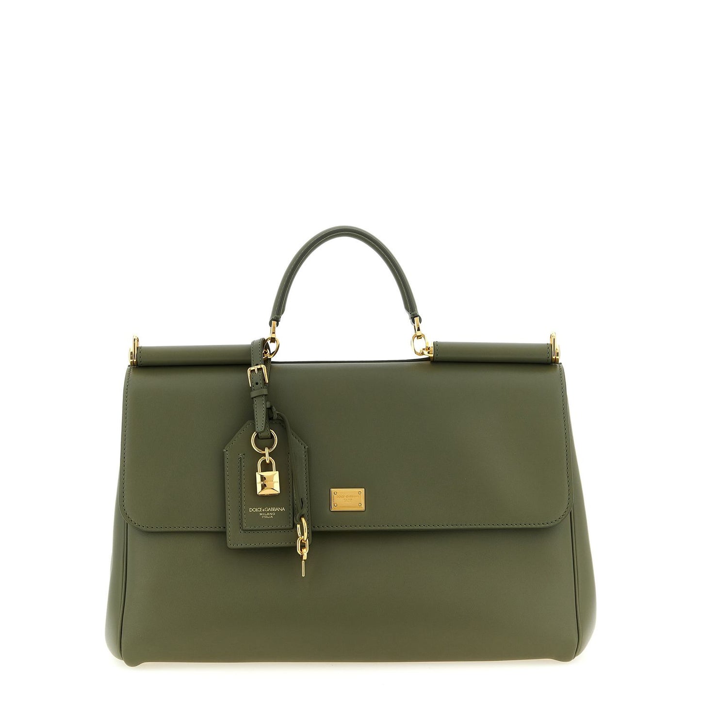 Dolce & Gabbana Bicolor Calfskin Handbag