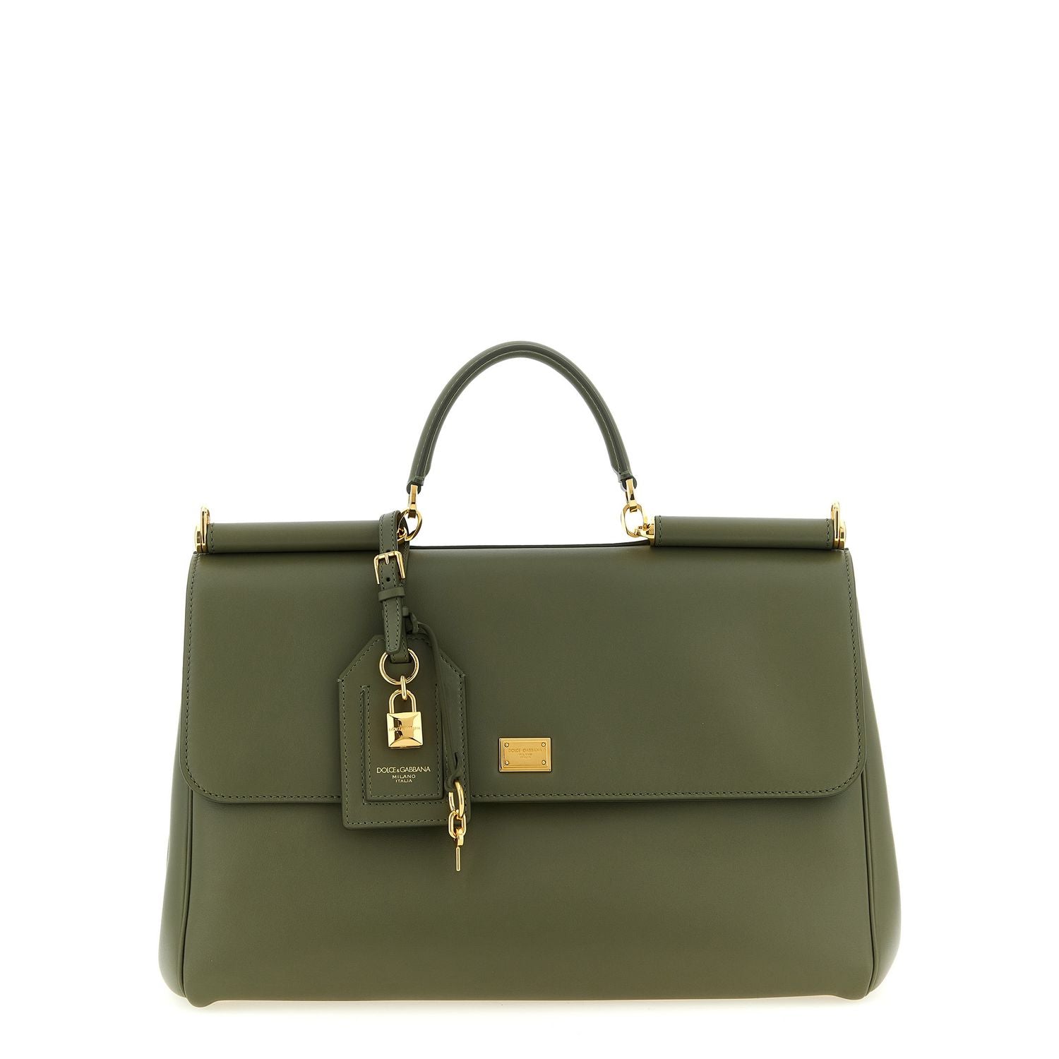 Dolce & Gabbana Bicolor Calfskin Handbag