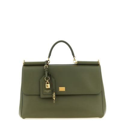 Dolce & Gabbana Bicolor Calfskin Handbag