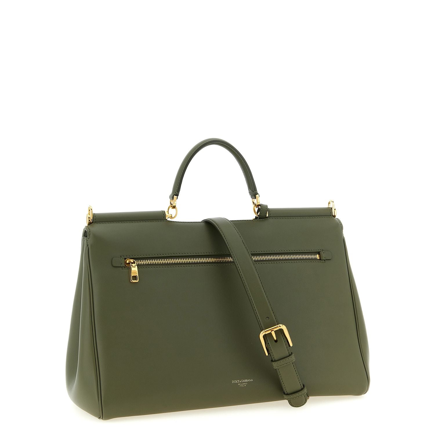 Dolce & Gabbana Bicolor Calfskin Handbag