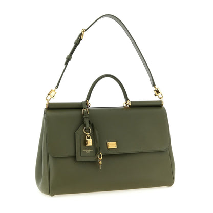 Dolce & Gabbana Bicolor Calfskin Handbag