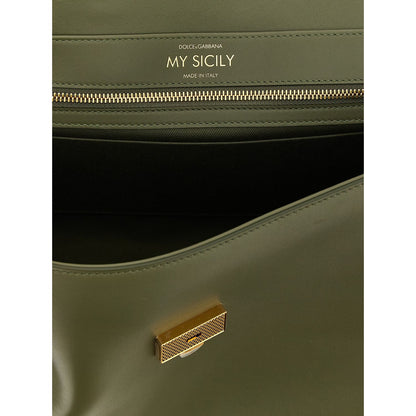 Dolce & Gabbana Bicolor Calfskin Handbag