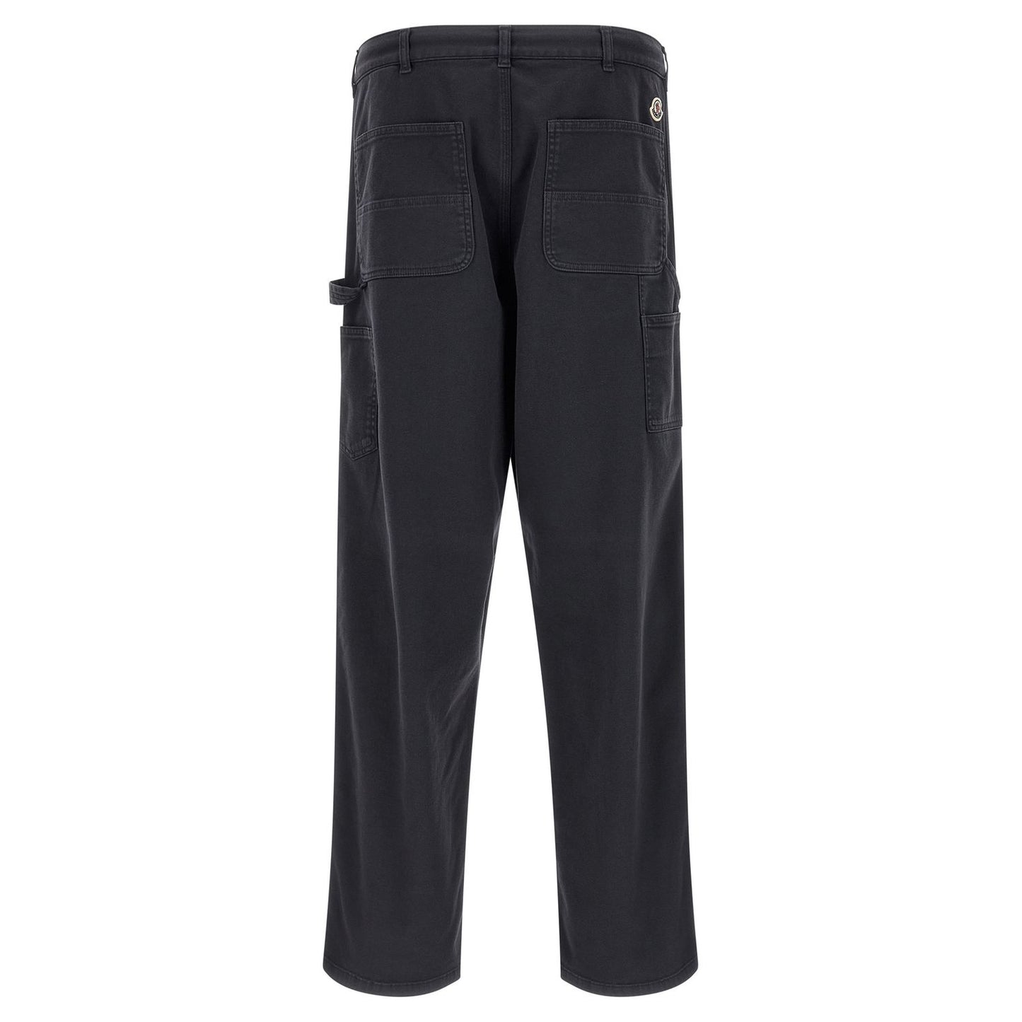 Moncler Blue Cotton Cargo Pants