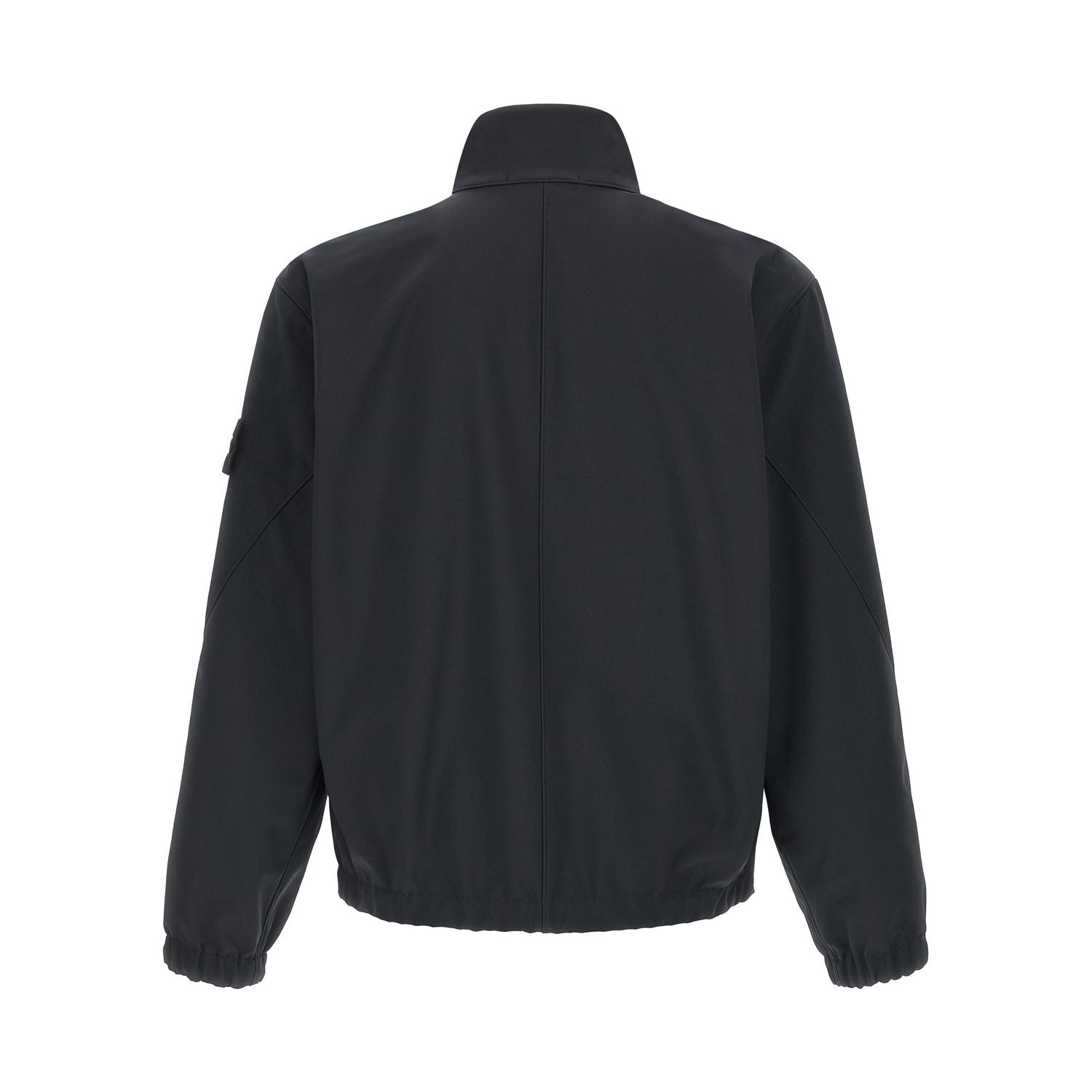 Stone Island Blue Polyester Shell Jacket