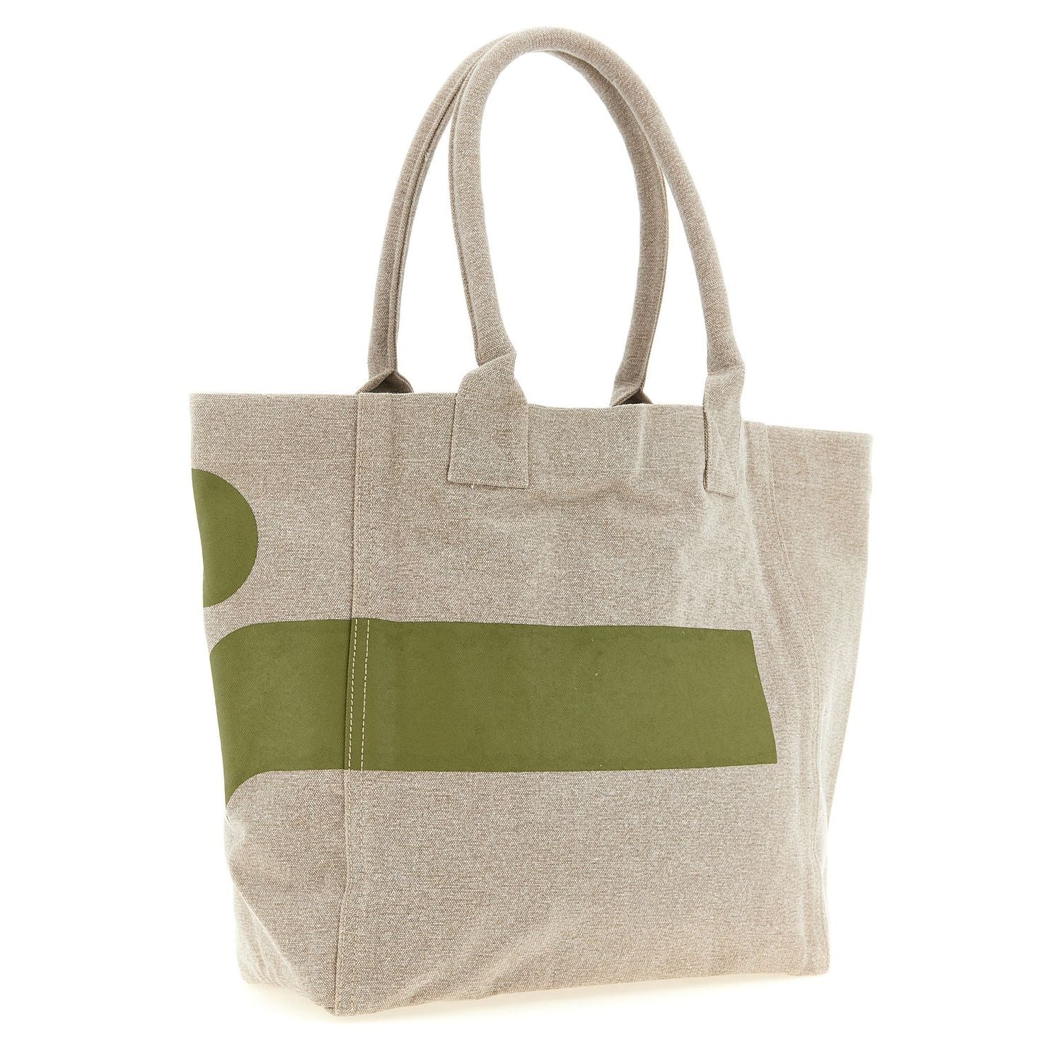 Isabel Marant Bicolor Cotton Tote Bag