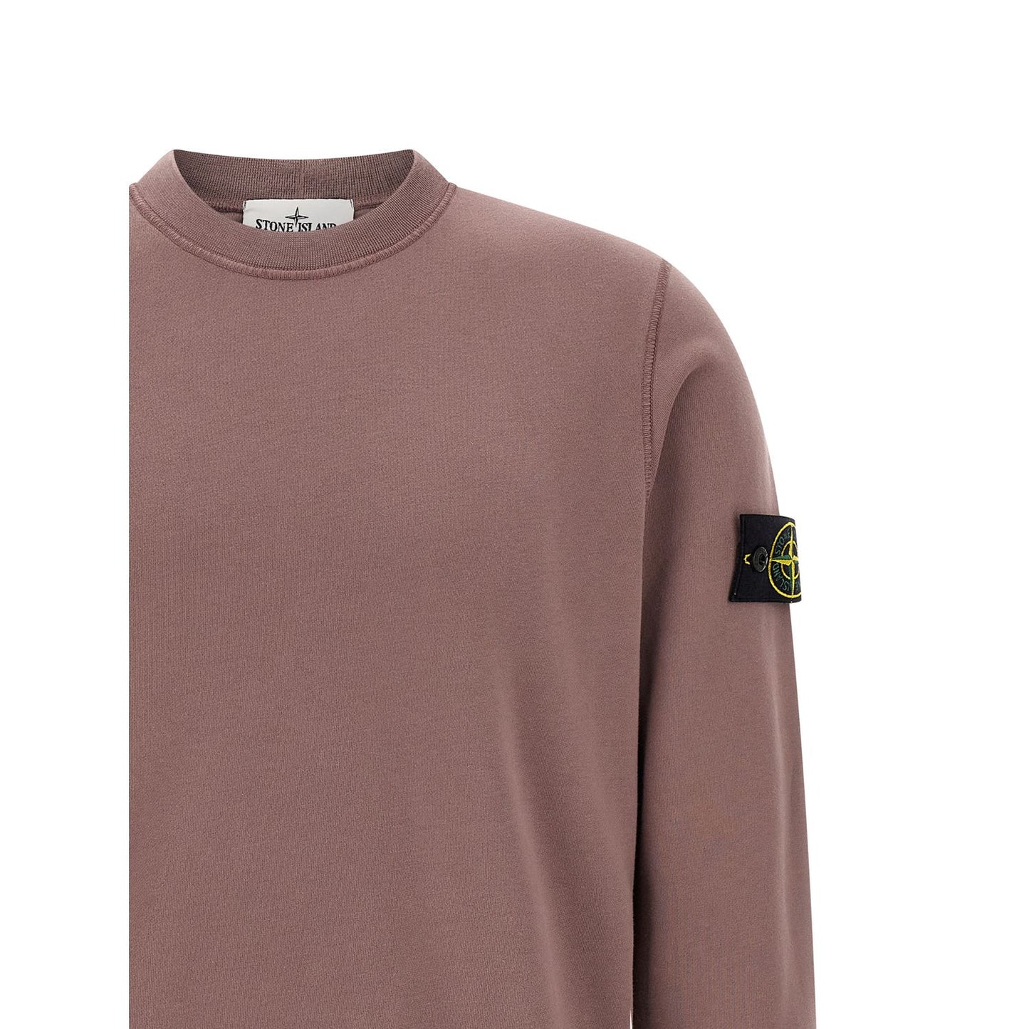 Stone Island Purple Cotton Sweatshirt