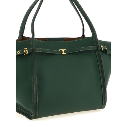 Tod's Bicolor Calfskin Tote Bag