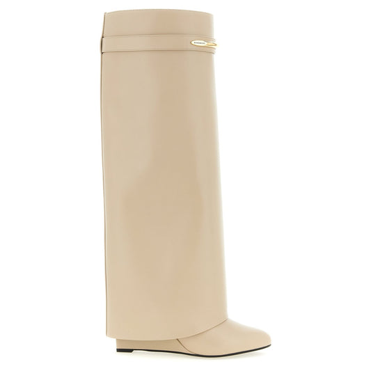Givenchy Beige Calfskin Over The Knee