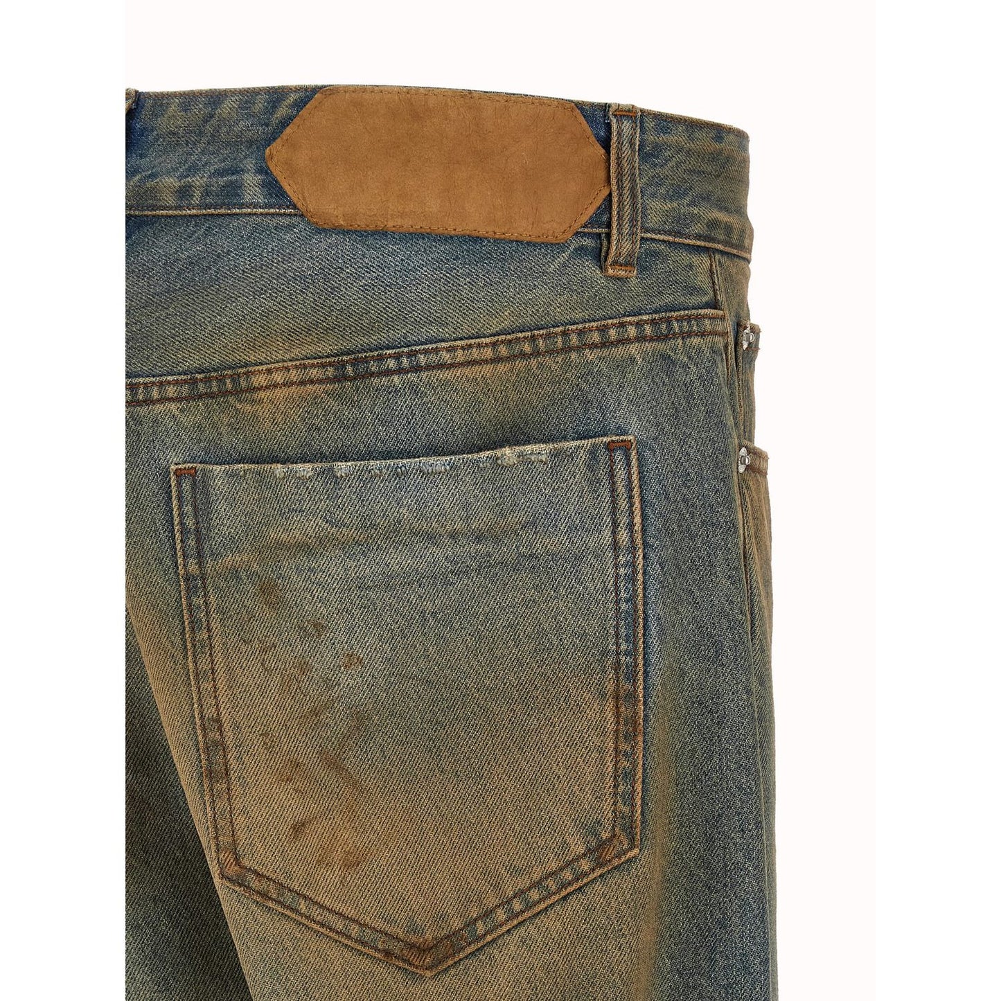 Jacquemus Multicolor Cotton Straight-Leg Jeans