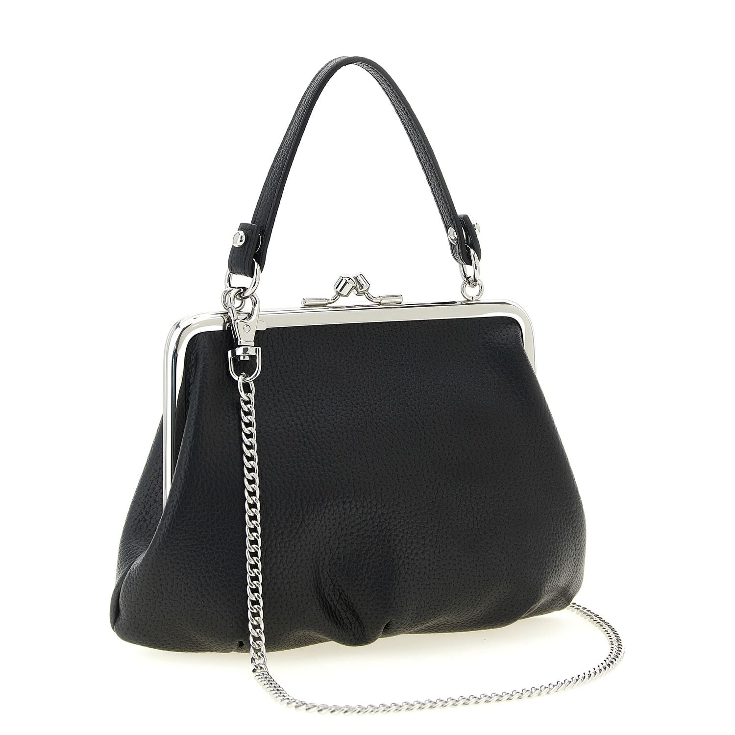 Vivienne Westwood Black Polyethylene Handbag
